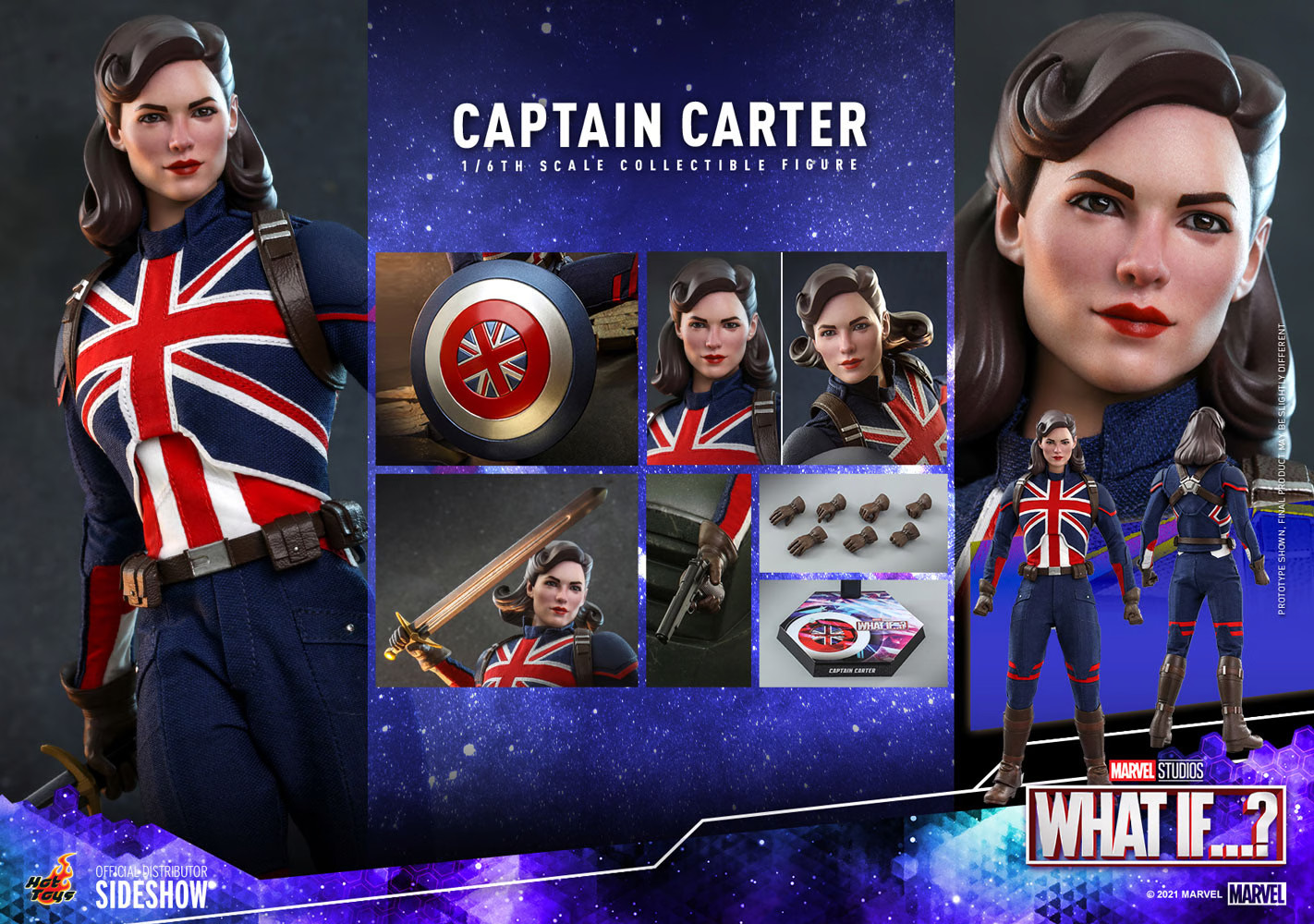 hot-toys-what-if-captain-carter-figure-3 Hot Toys What If..? Captain Carter 1:6 Scale Figure 3
