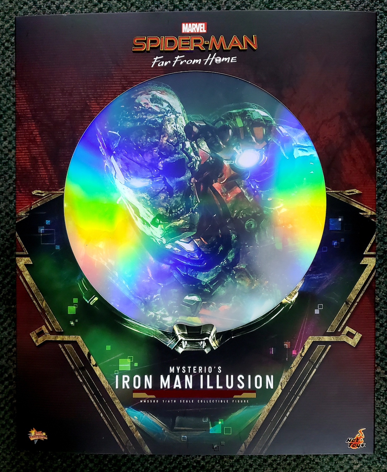 Hot Toys Spider-Man Far From Home Mysterio's Iron Man Illusion 1:6 Scale Figure 1