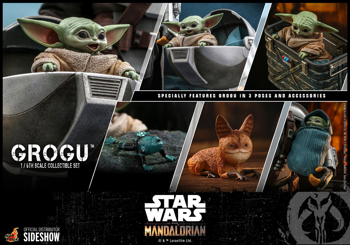 hot-toys-star-wars-the-mandalorian-grogu-figure-set-3 Hot Toys Star Wars The Mandalorian Grogu 1:6 Scale Figure Set 3