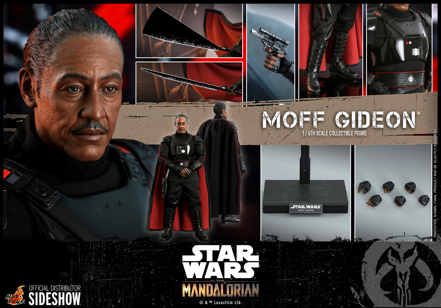 hot-toys-star-wars-the-mandalorian-moff-gideon-figure-3 Hot Toys Star Wars The Mandalorian Moff Gideon 1:6 Scale Figure 3
