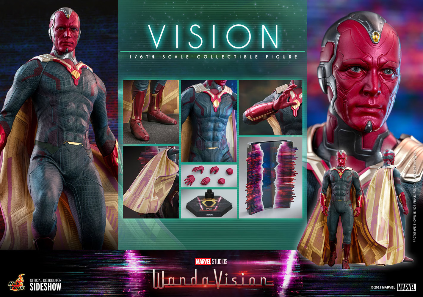 hot-toys-wandavision-vision-figure-3 Hot Toys Wandavision Vision 1:6 Scale Figure 3