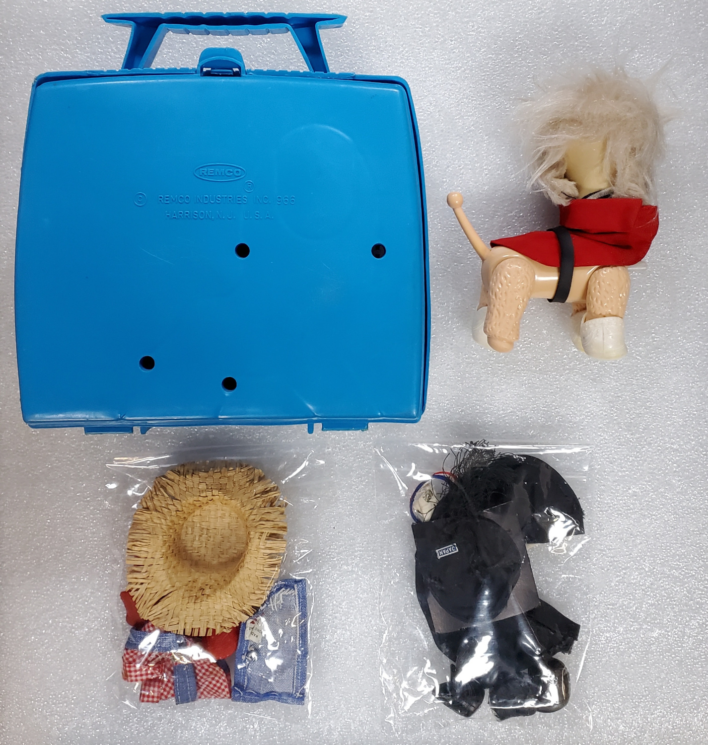 remco-tv-jones-doll-2 1966 Remco TV Jones Doll in Plastic Case with Three Outfits 2