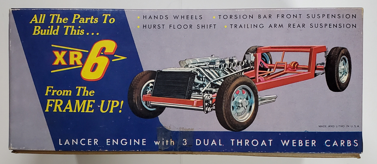 amt-27-t-ford-tex-smith-xr-6-hot-rod-model-kit-2 Vintage 1963 AMT Double Kit '27 T-Ford & LeRoi "Tex" Smith's XR-6 Model Kit in the Box 2
