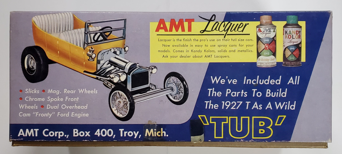 amt-27-t-ford-tex-smith-xr-6-hot-rod-model-kit-3 Vintage 1963 AMT Double Kit '27 T-Ford & LeRoi "Tex" Smith's XR-6 Model Kit in the Box 3