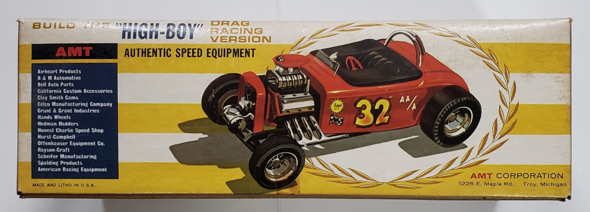 amt-32-ford-roadster-3-in-1-customizing-model-kit-2 Vintage 1964 AMT '32 Ford Roadster 3 in 1 Customizing Model Kit in the Box 2