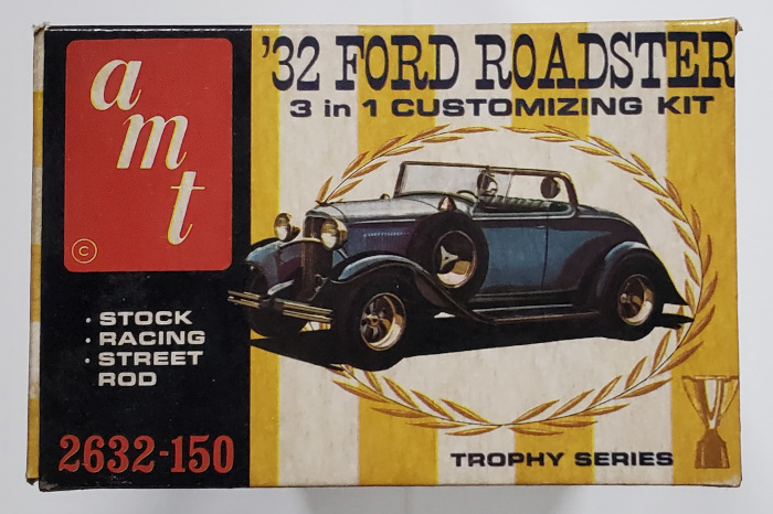 amt-32-ford-roadster-3-in-1-customizing-model-kit-5 Vintage 1964 AMT '32 Ford Roadster 3 in 1 Customizing Model Kit in the Box 5