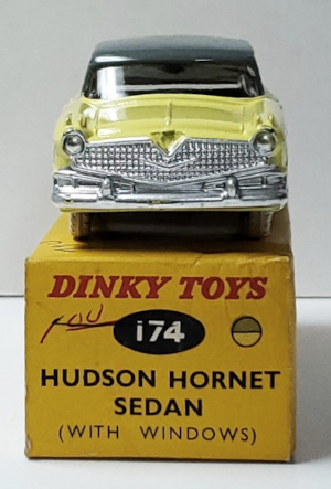 dinky-toys-174-two-tone-hudson-hornet-5 1959 Dinky Toys #174 Two-Tone Hudson Hornet Mint in the Box 5