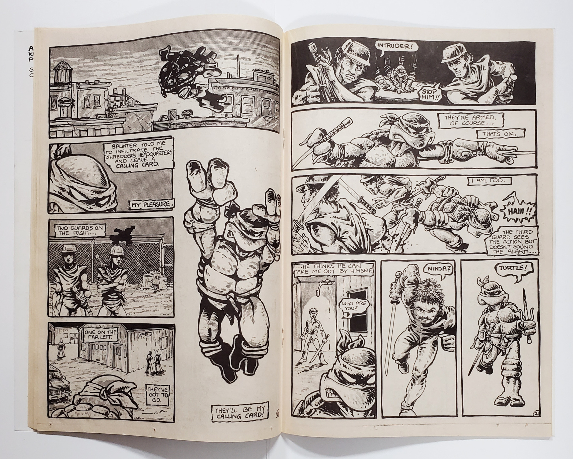 mirage-studios-first-print-teenage-mutant-ninja-turtles-14 1984 Mirage Studios Teenage Mutant Ninja Turtles #1 : First Print with Mailer Envelope 14