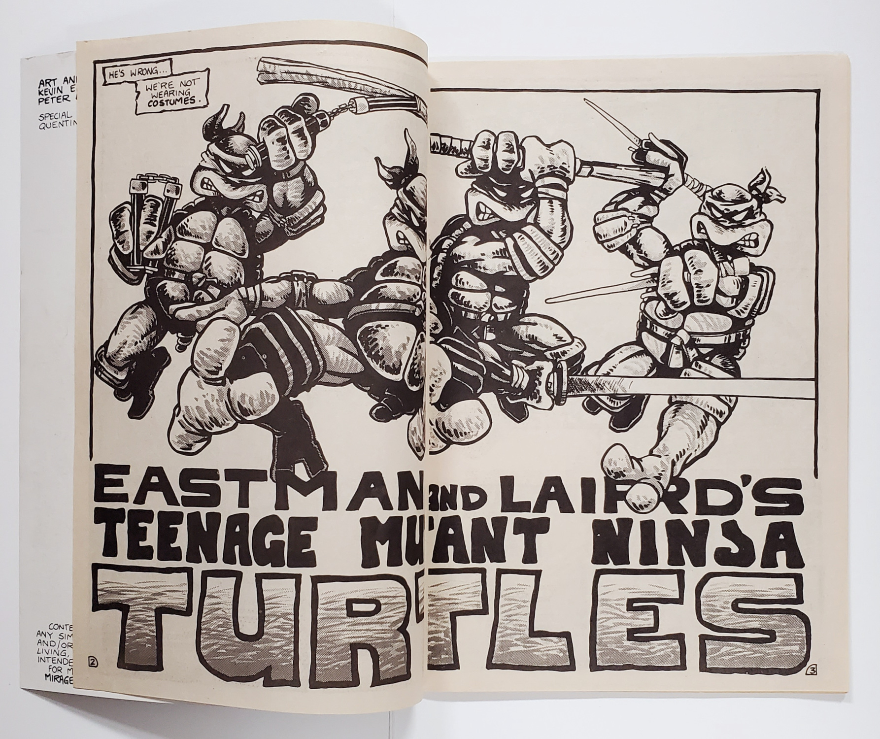 mirage-studios-first-print-teenage-mutant-ninja-turtles-5 1984 Mirage Studios Teenage Mutant Ninja Turtles #1 : First Print with Mailer Envelope 5