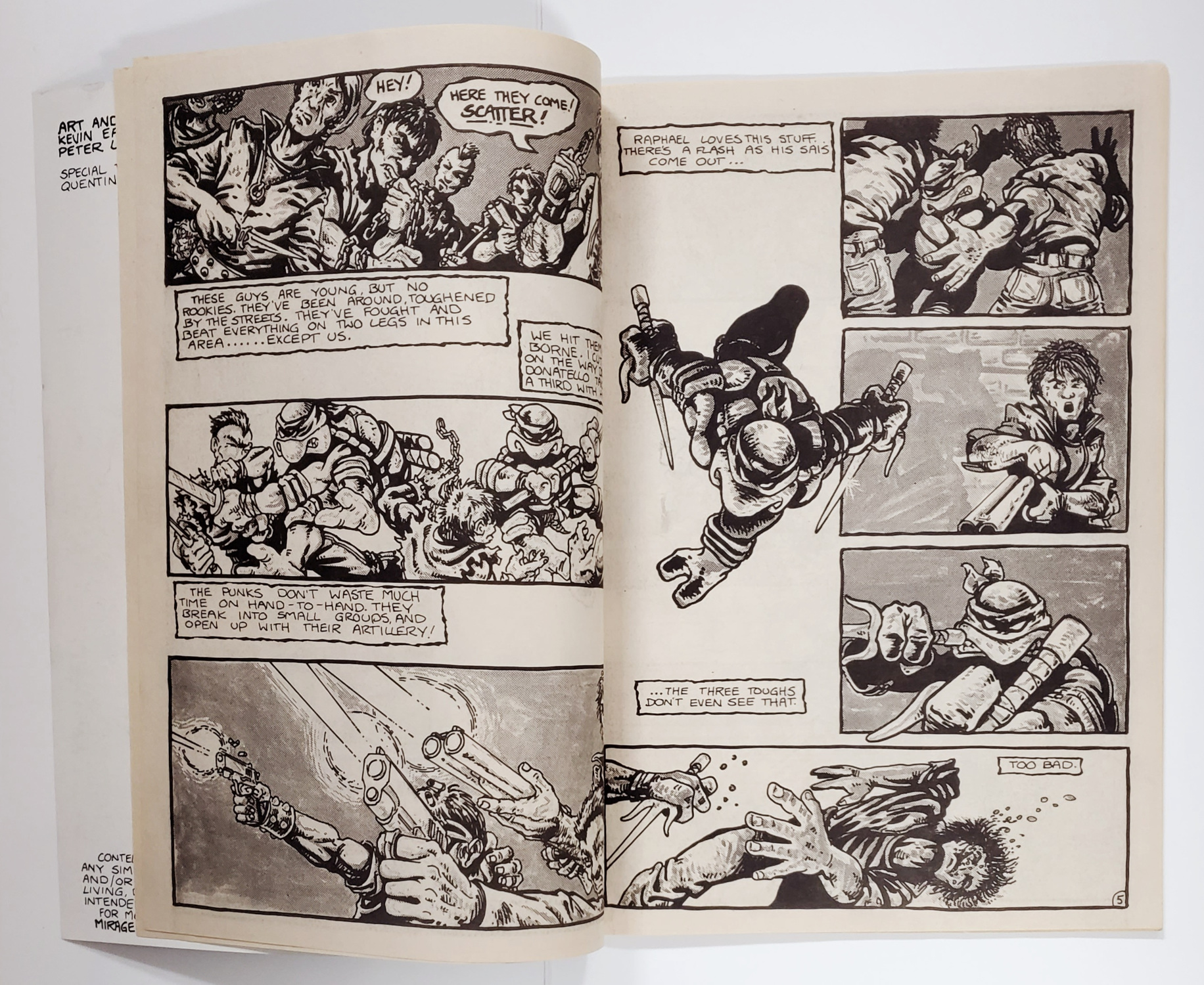 mirage-studios-first-print-teenage-mutant-ninja-turtles-6 1984 Mirage Studios Teenage Mutant Ninja Turtles #1 : First Print with Mailer Envelope 6