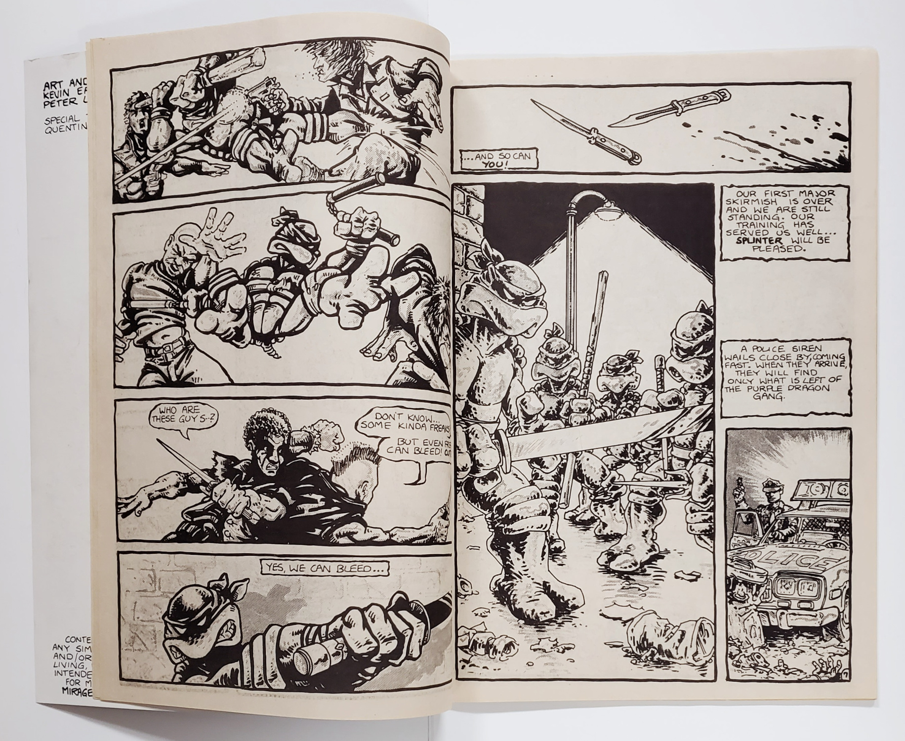 mirage-studios-first-print-teenage-mutant-ninja-turtles-7 1984 Mirage Studios Teenage Mutant Ninja Turtles #1 : First Print with Mailer Envelope 7