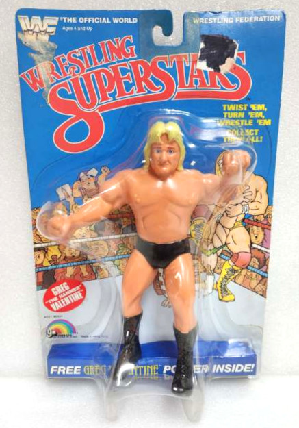 MOC 1985 LJN Toys Ltd. WWF Wrestling Superstars Greg "The Hammer" Valentine Action Figure - Factory Sealed