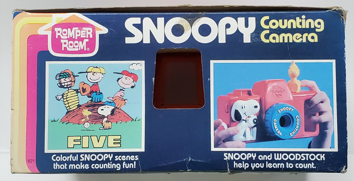 hasbro-romper-room-peanuts-snoopy-counting-camera-2 1972 Hasbro Romper Room Peanuts Snoopy Counting Camera in Original Box 2