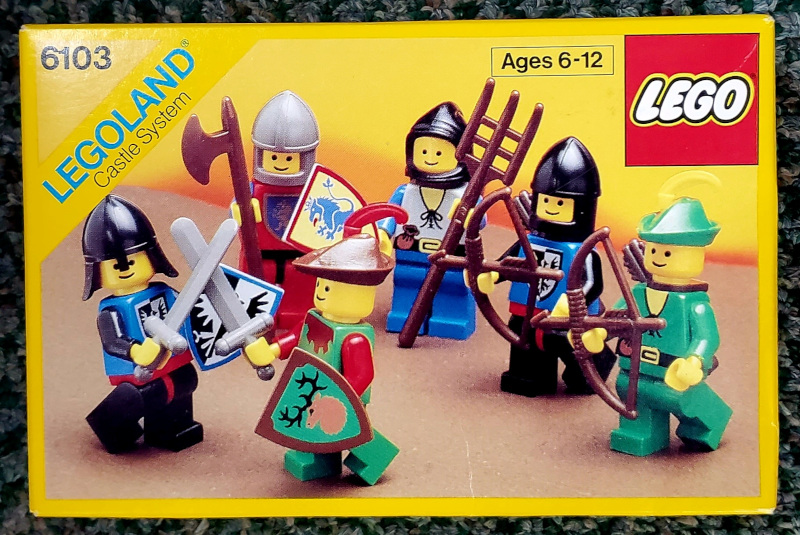 Vintage 1989 LEGO 6103 Castle Mini Figures in Sealed Box 1