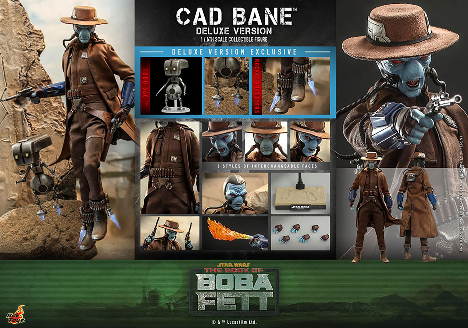 hot-toys-star-wars-book-of-boba-fett-cad-bane-deluxe-sixth-scale-figure-3 Hot Toys Star Wars Book of Boba Fett Cad Bane Deluxe 1:6 Scale Figure 3
