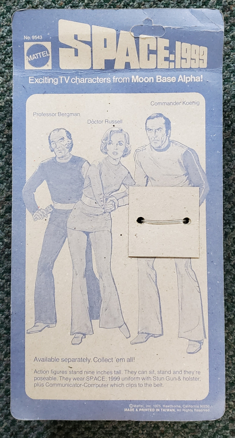 mattel-space-1999-professor-bergman-figure-2 1975 Mattel Space: 1999 Professor Bergman Action Figure on Unpunched Card 2