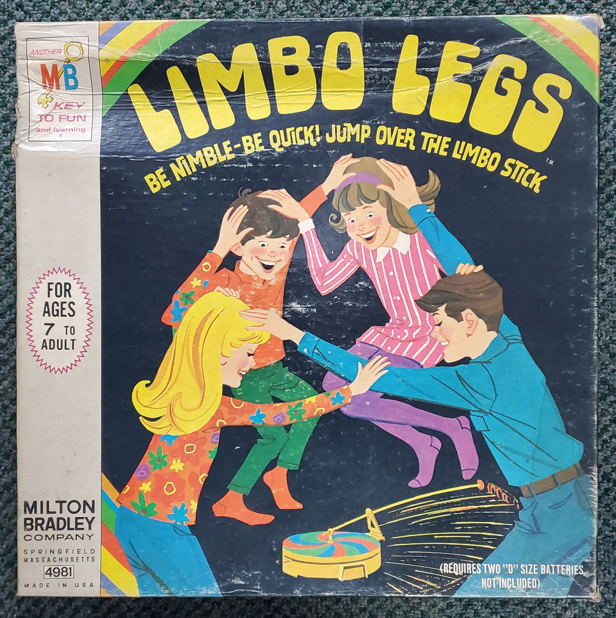milton-bradley-limbo-legs-game-1 1969 Limbo Legs Game by Milton Bradley 1