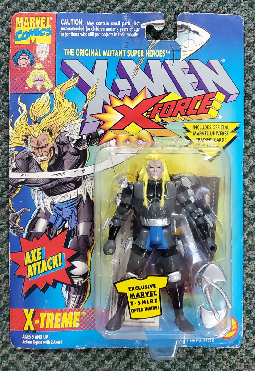 Toy Biz 1994 X-Men X-Force X-Treme Action Figure: Mint on Card 1