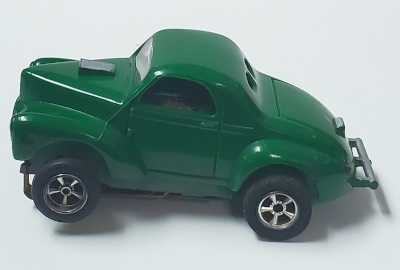 aurora-tjet-500-green-willys-gasser-ho-slot-car-4 1968 Aurora ThunderJet 500 Green '41 Willys Gasser: Track Tested 4