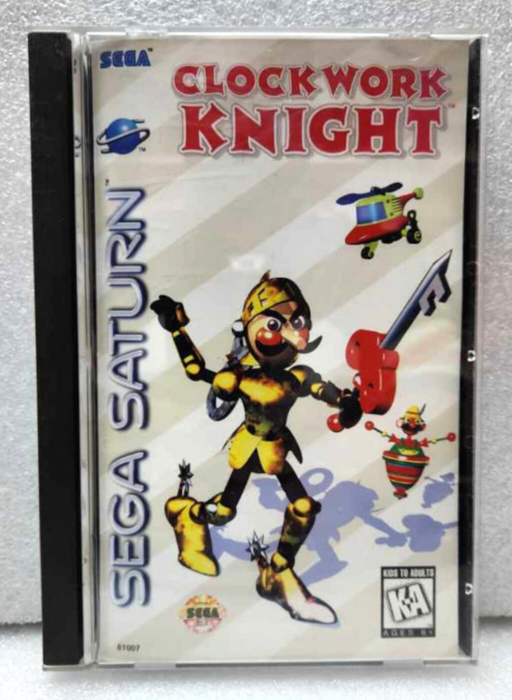 1995 Sega Clockwork Knight Video Game for Sega Saturn Complete in Case 1