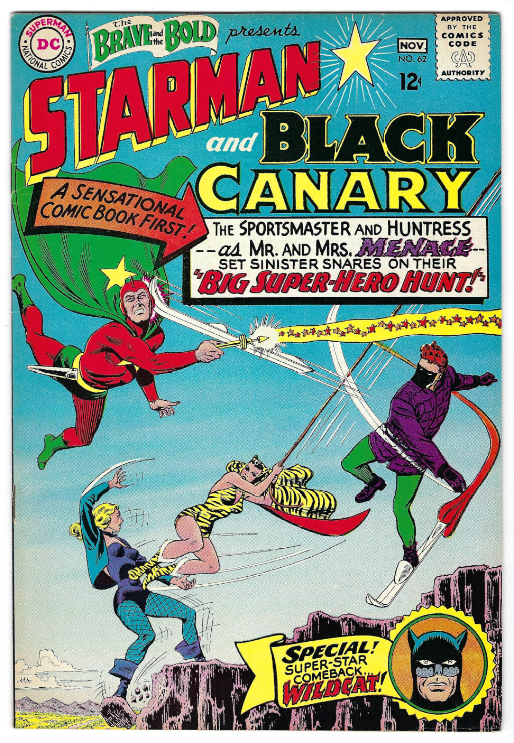 DC Comics The Brave and The Bold (1955) #62: 1st Silver Age Appearance of Wildcat - High Grade 1