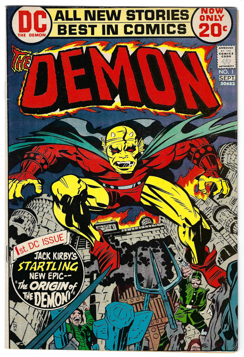 dc-comics-the-demon-1-1 DC Comics The Demon (1972) #1: 1st Appearance of Etrigan The Demon - High Grade 1