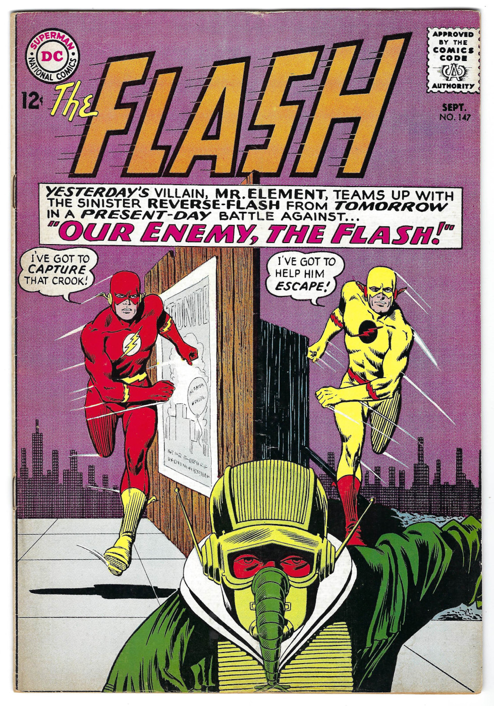 dc-comics-the-flash-147-1 DC Comics The Flash (1959) #147: 2nd Appearance of Reverse Flash 1