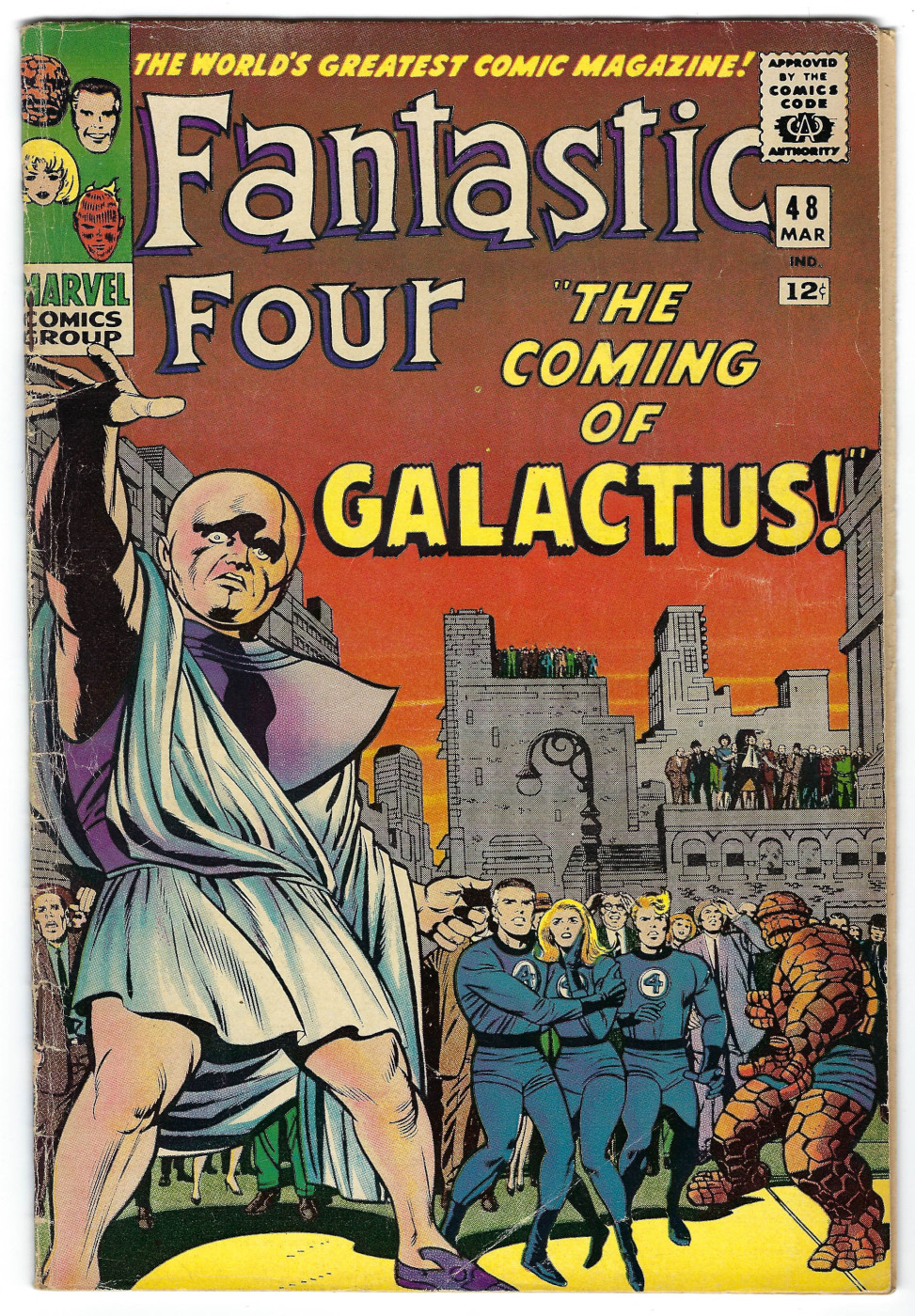 Marvel Comics Fantastic Four (1961) #48: 1st Appearance of Silver Surfer & Galactus 1