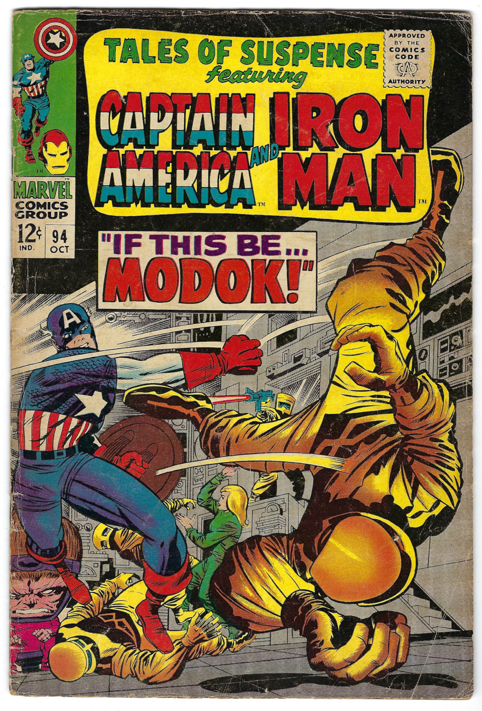 Marvel Comics Tales of Suspense (1959) #94: 1st Appearance of MODOK 1