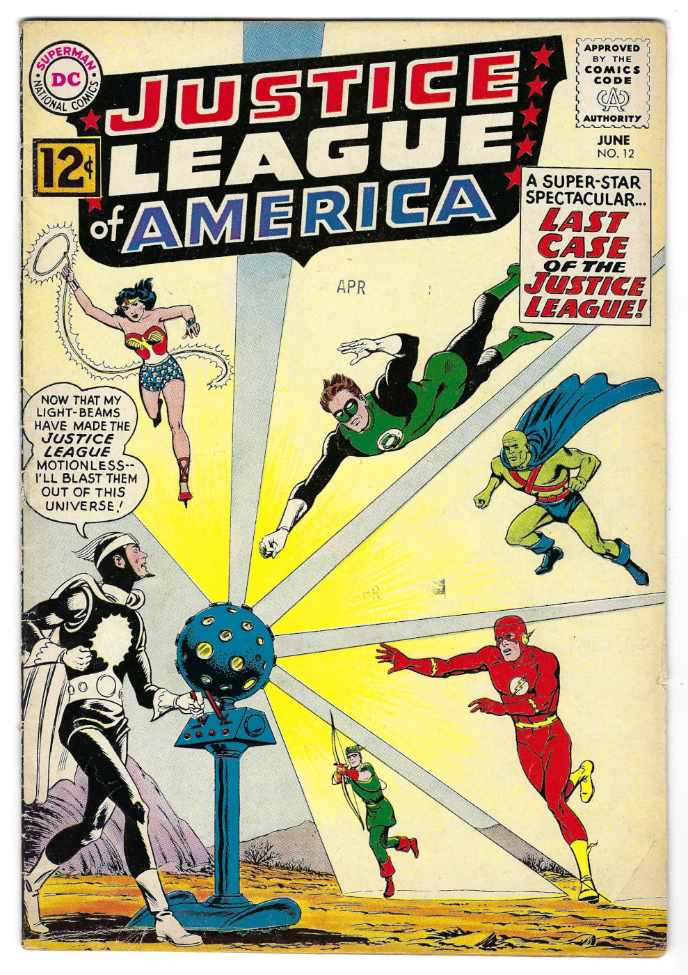 dc-comics-justice-league-of-america-12-1 DC Comics Justice League of America (1960) #12: 1st Appearance of Doctor Light 1