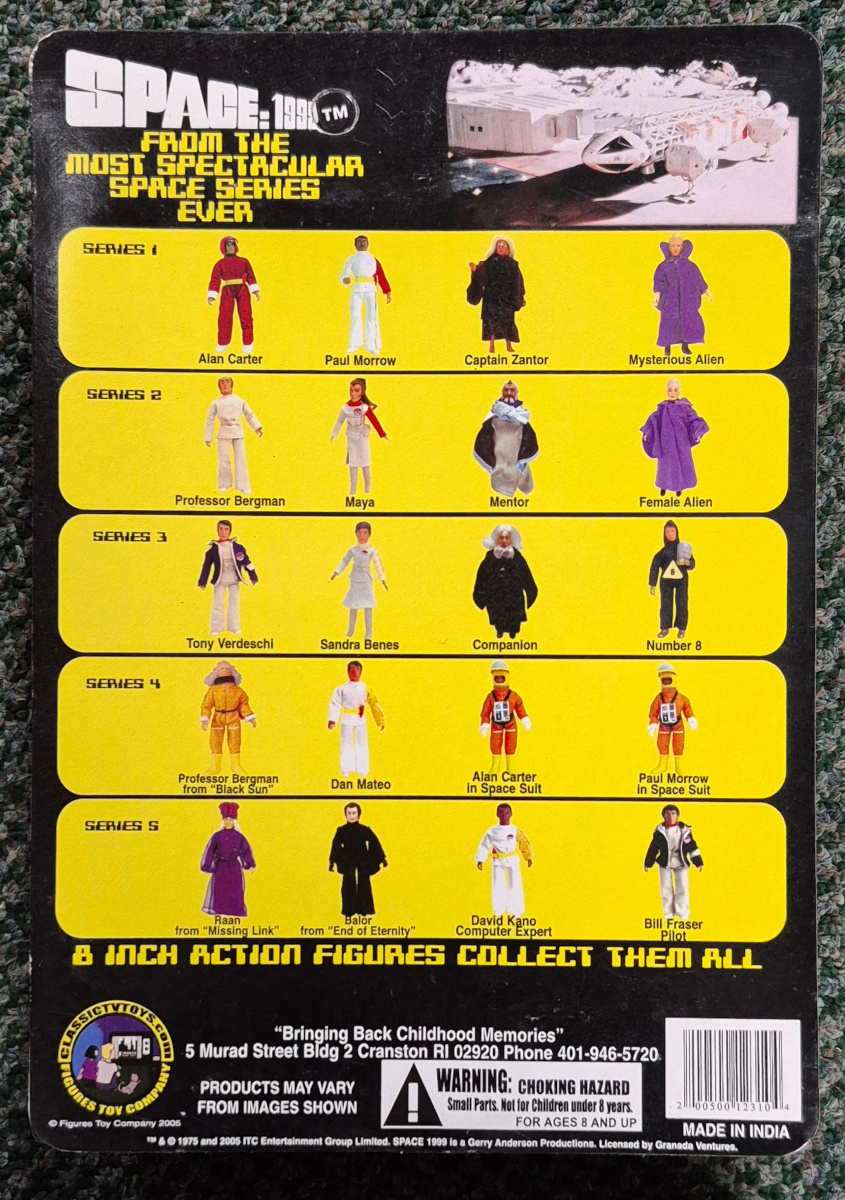 figures-toy-company-space-1999-professor-bergman-2 MOC Figures Toy Company Space: 1999 Professor Bergman Series 2 Action Figure on Factory Sealed Card 2