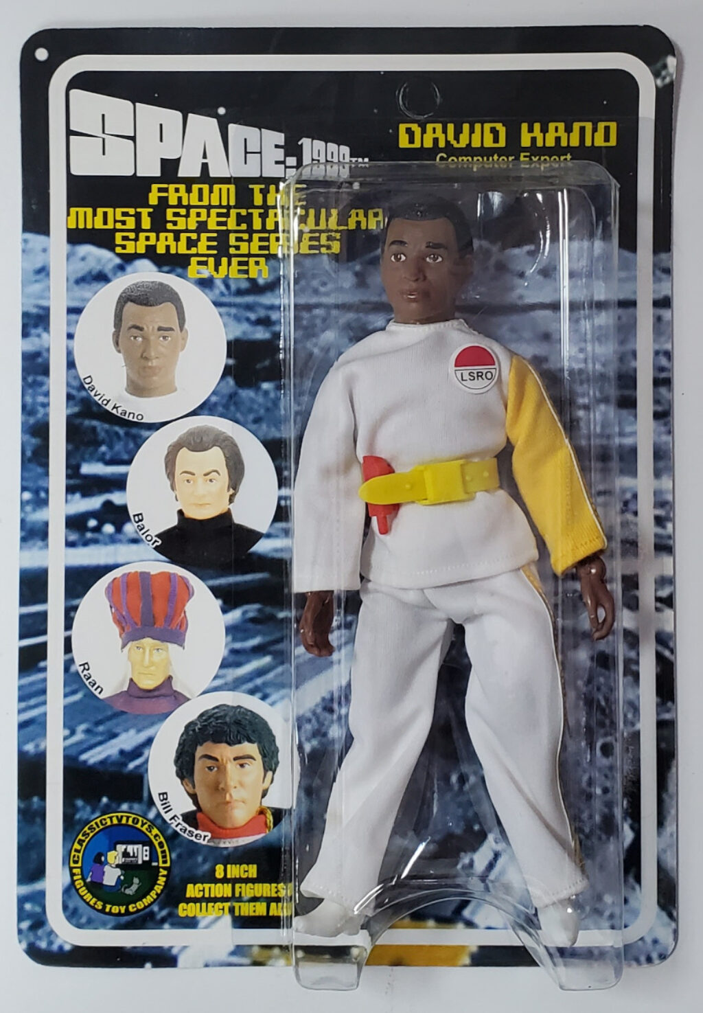 MOC Figures Toy Company Space: 1999 David Kano Series 5 Action Figure on Sealed Unpunched Card 1