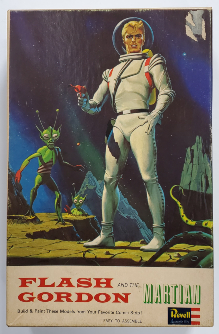 1965 Revell Flash Gordon and the Martian Model Kit in the Box 1