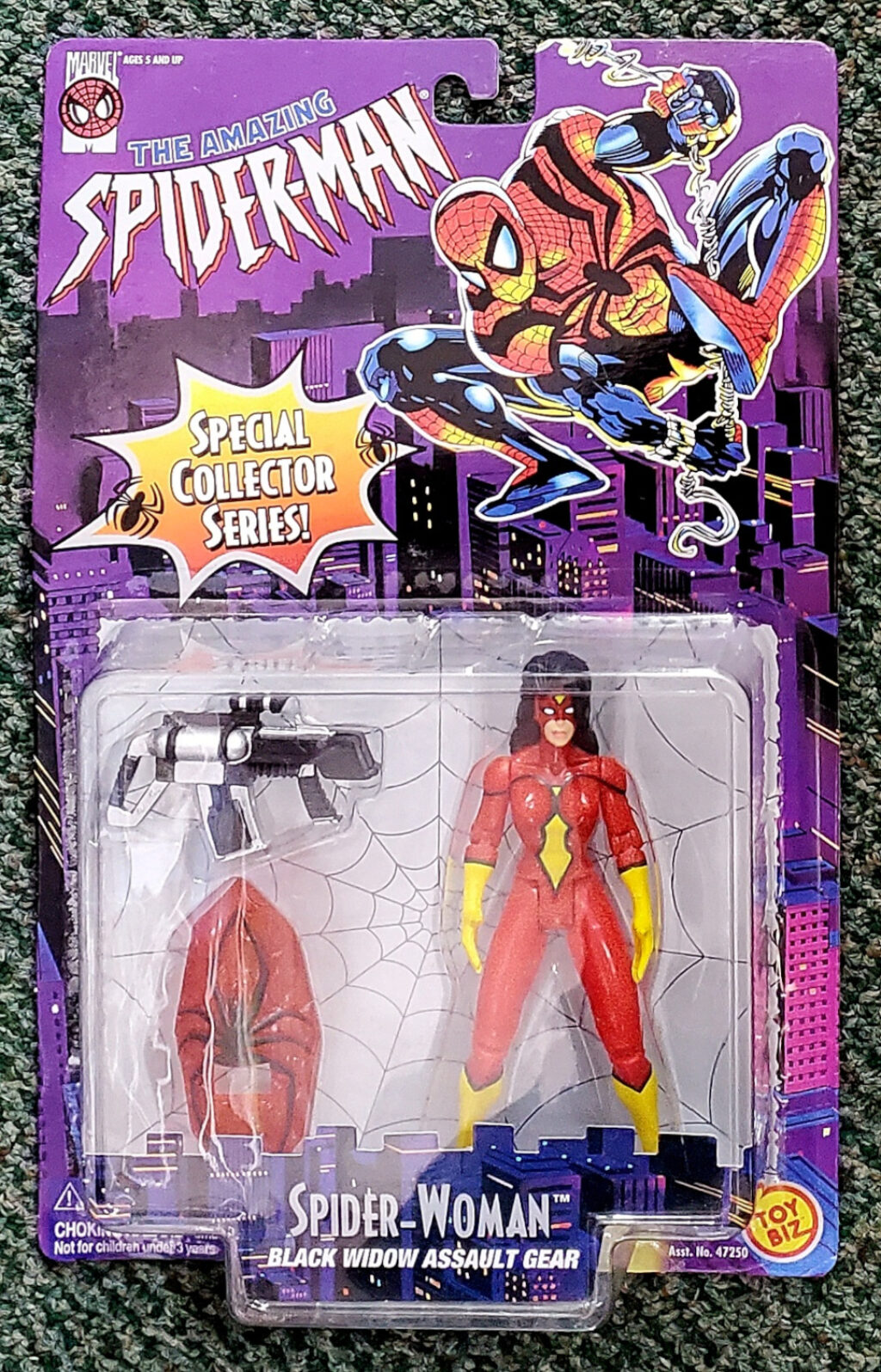 Toy Biz Amazing Spider-Man Special Collector Series Spider-Woman Action Figure: Mint on Card 1