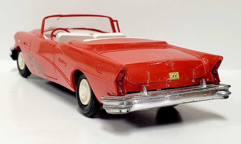 amt-1956-red-buick-century-convertible-friction-motor-dealer-promo-2 AMT 1956 Red Buick Century Convertible Friction Motor Dealer Promo Car 2
