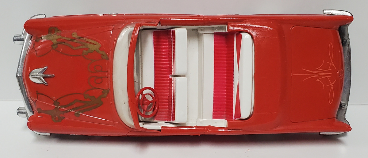 amt-1956-red-buick-century-convertible-friction-motor-dealer-promo-5 AMT 1956 Red Buick Century Convertible Friction Motor Dealer Promo Car 5