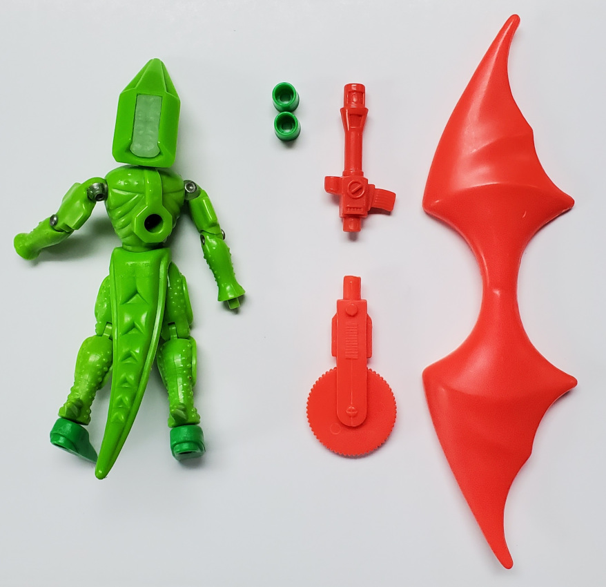 mego-micronauts-alien-antron-figure-2 1978 Mego Micronauts Alien Antron Complete with Weapons 2