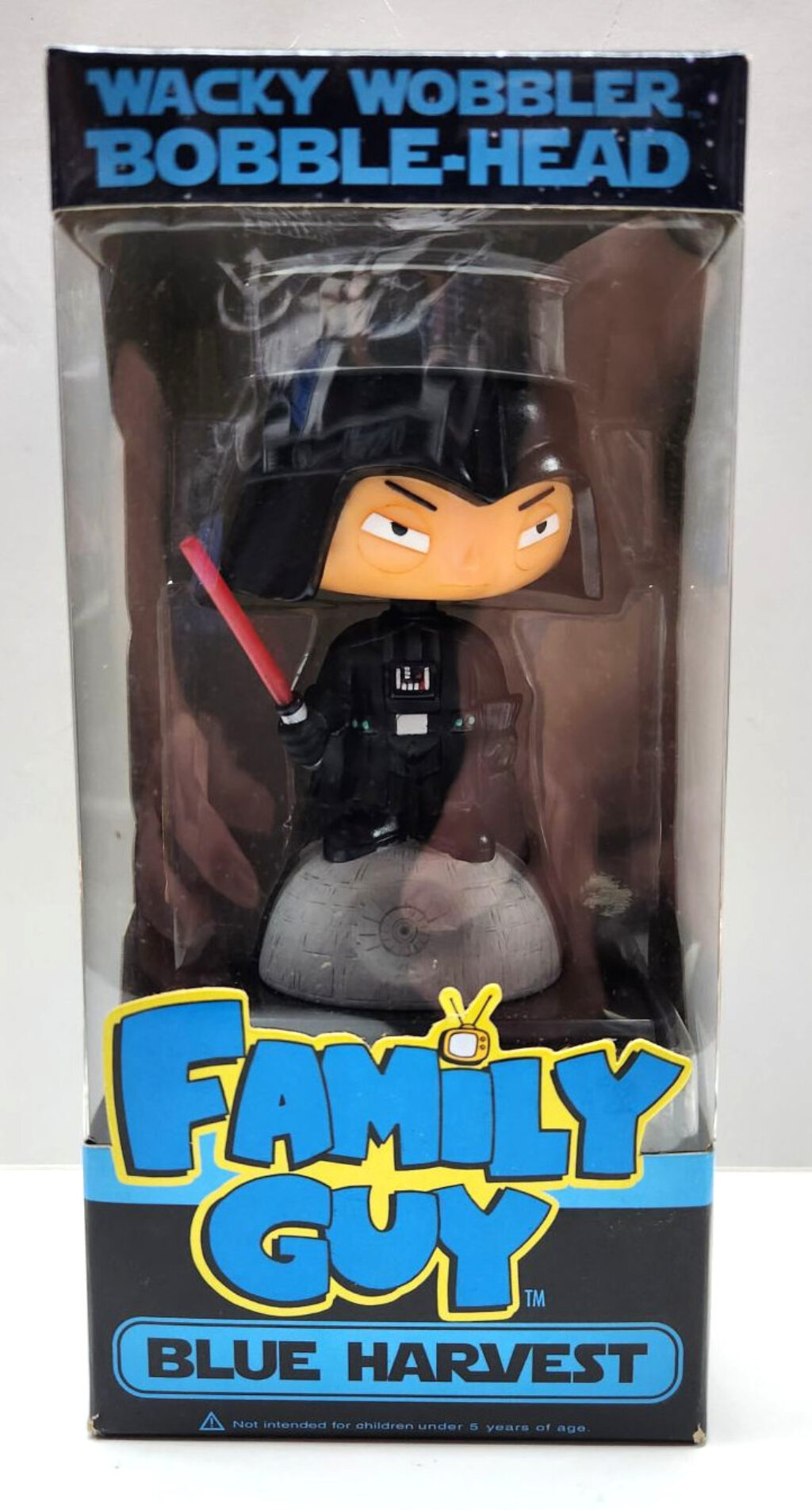 Family Guy Blue Harvest Darth Stewie Removed Faceplate Wacky Wobbler Bobblehead from Funko