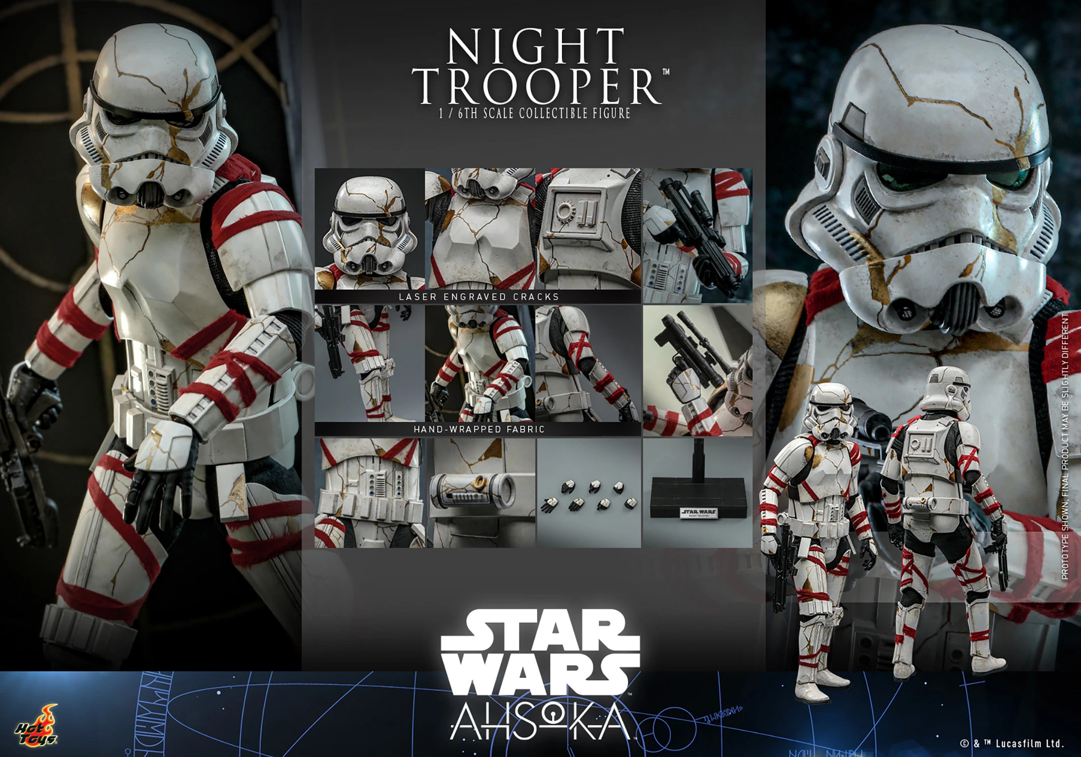 hot-toys-tms121-star-wars-ahsoka-nbight-trooper-3 Hot Toys Star Wars Ahsoka Night Trooper 1:6 Scale Figure 3