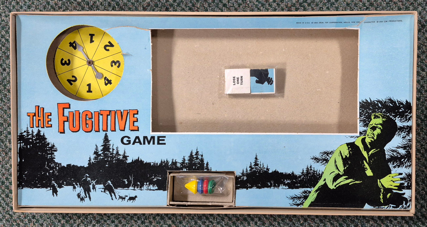 ideal-the-fugitive-board-game-3 1964 The Fugitive Board Game by Ideal 3