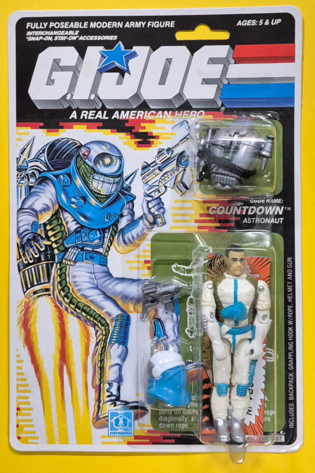 MOC 1989 Hasbro G.I. Joe ARAH Countdown Astronaut Factory Sealed 1