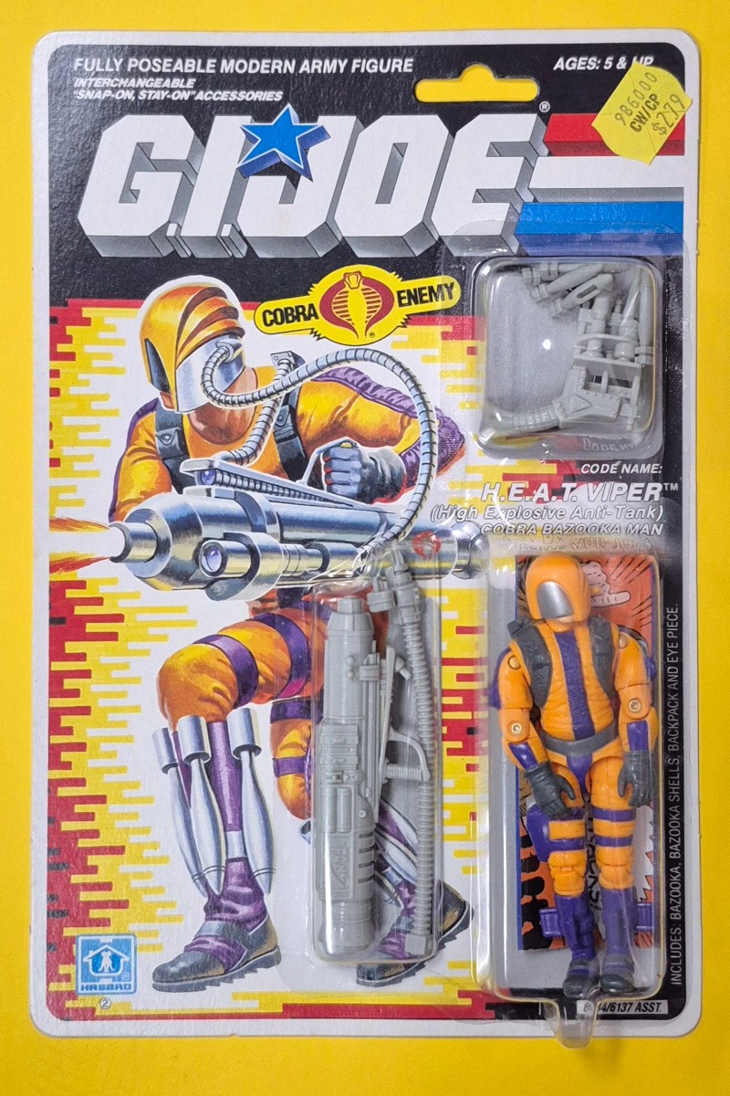 MOC 1986 Hasbro G.I. Joe ARAH H.E.A.T. Viper Factory Sealed 1