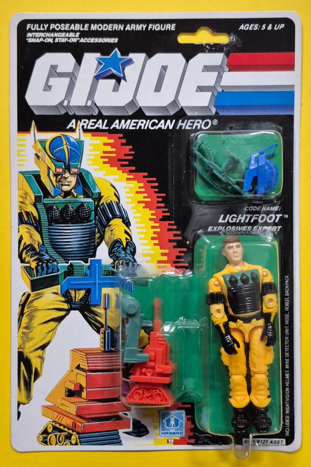 MOC 1988 Hasbro G.I. Joe ARAH Lightfoot Factory Sealed 1