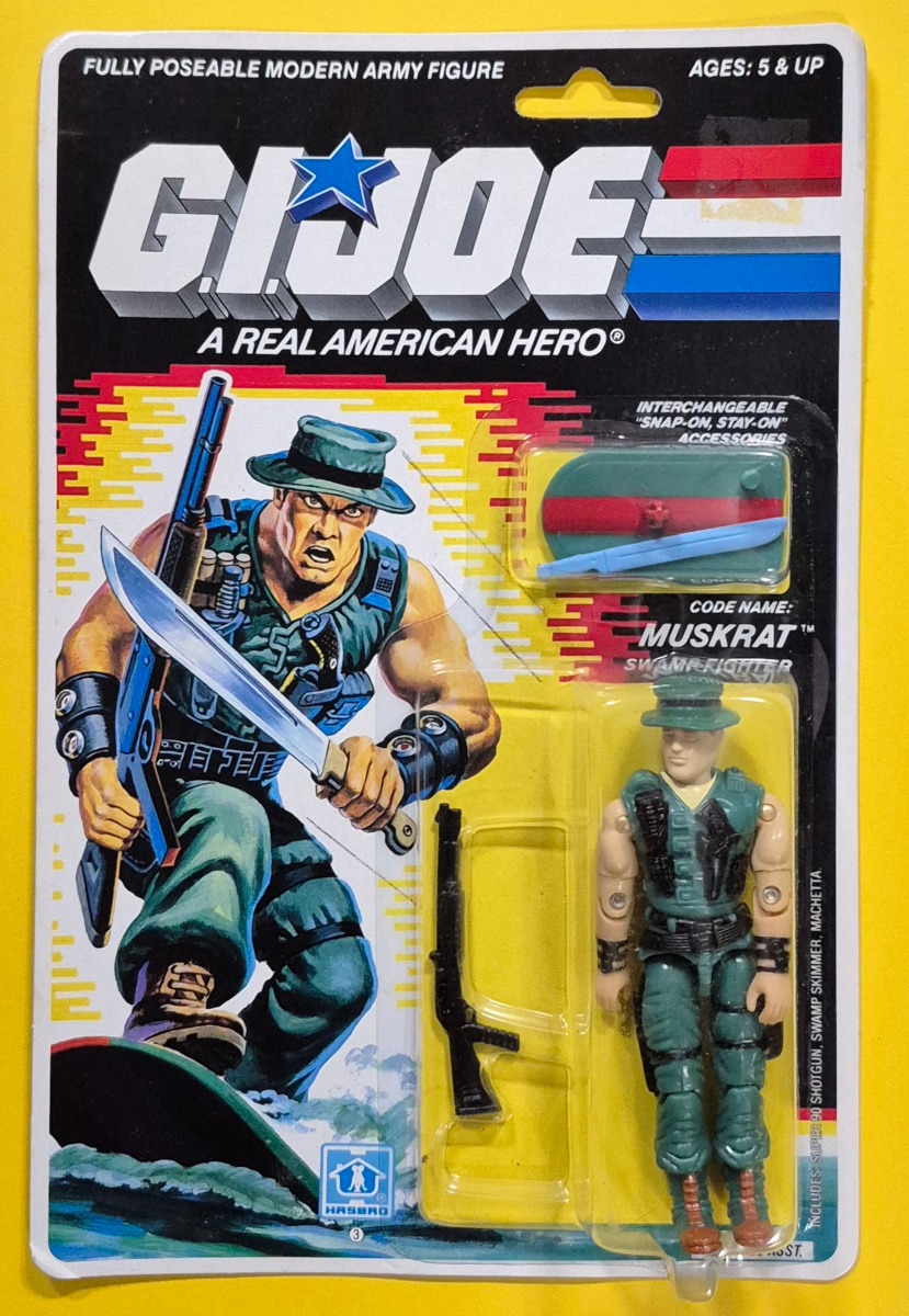 MOC 1988 Hasbro G.I. Joe ARAH Muskrat Factory Sealed 1