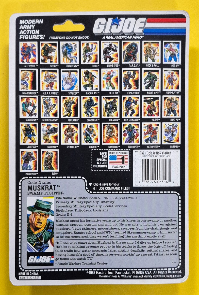 hasbro-gi-joe-arah-muskrat-moc-2 MOC 1988 Hasbro G.I. Joe ARAH Muskrat Factory Sealed 2