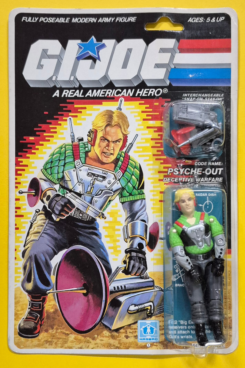 MOC 1986 Hasbro G.I. Joe ARAH Psyche-Out Factory Sealed 1