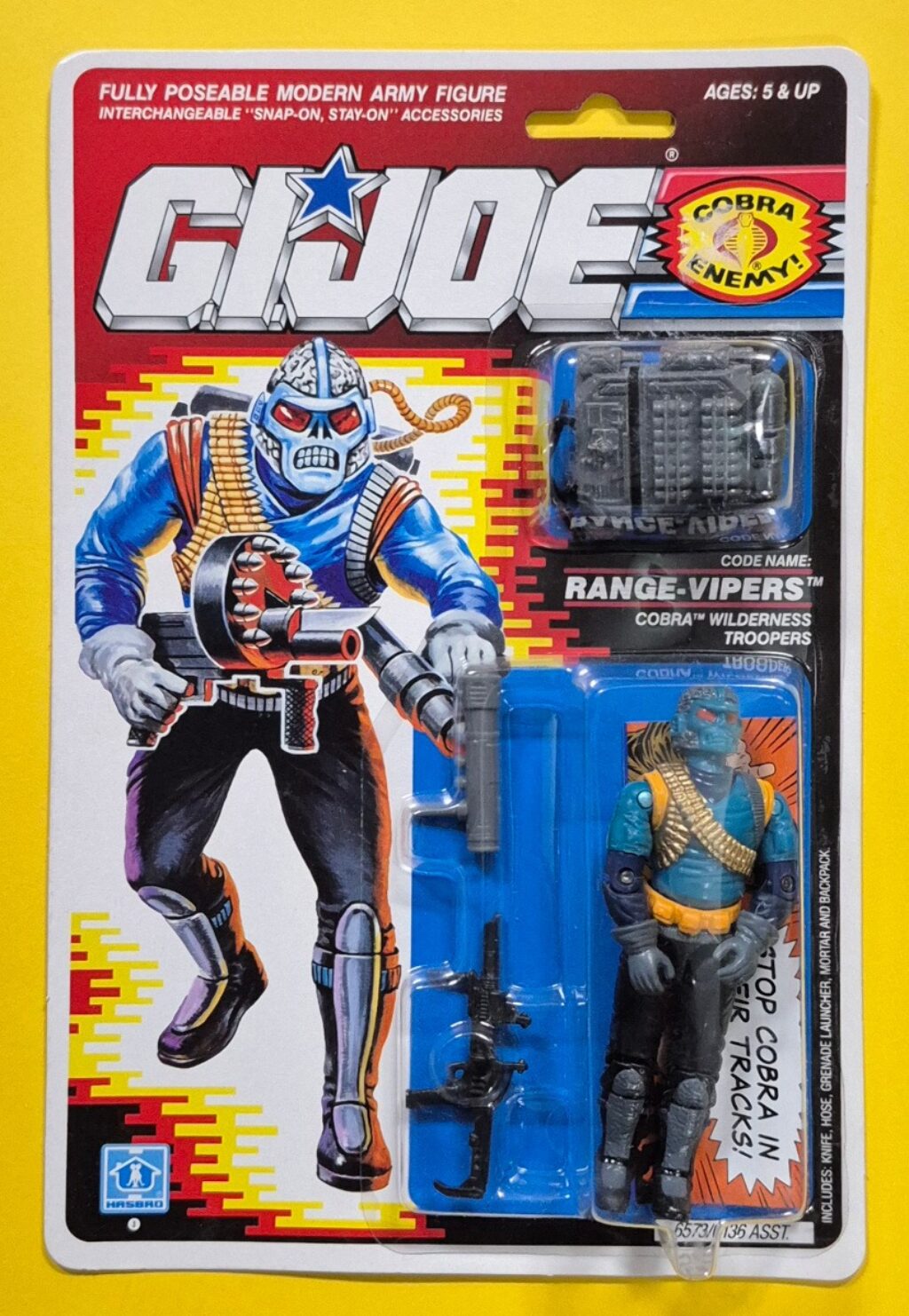 MOC 1989 Hasbro G.I. Joe ARAH Range-Vipers Factory Sealed 1