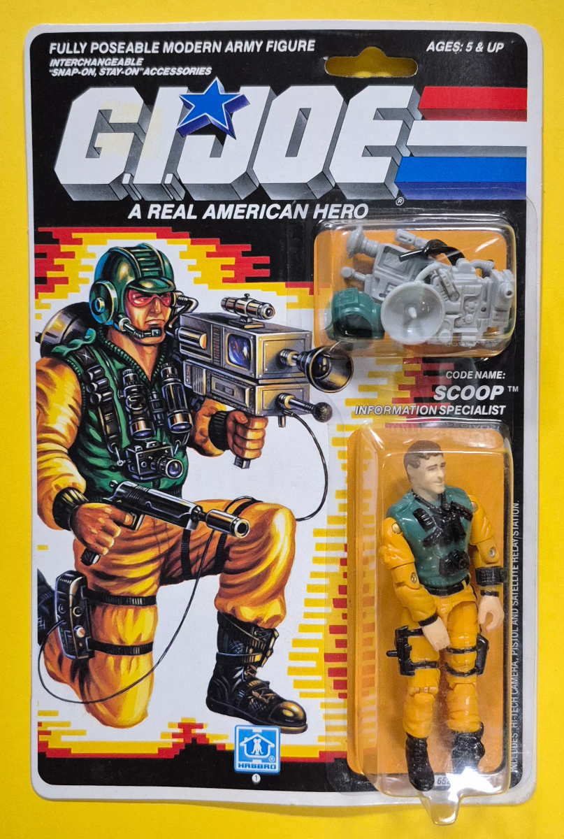 MOC 1988 Hasbro G.I. Joe ARAH Scoop Factory Sealed 1