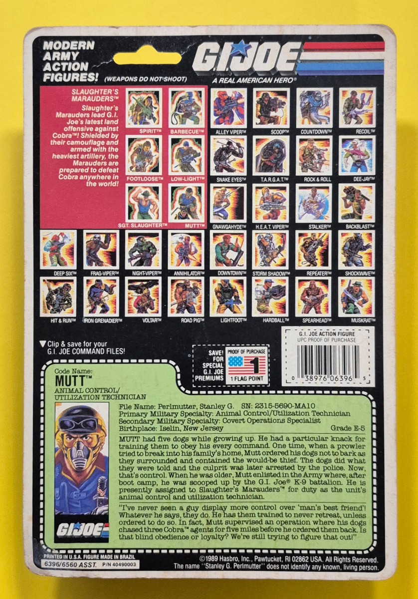 hasbro-gi-joe-arah-slaughters-marauders-mutt-moc-2 MOC 1989 Hasbro G.I. Joe ARAH Slaughter's Marauders Mutt Factory Sealed 2