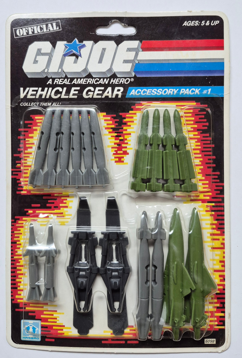 MOC 1986 Hasbro G.I. Joe ARAH Vehicle Gear Accessory Pack #1 Factory Sealed 1